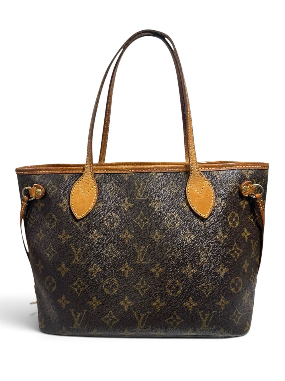Louis Vuitton Monogram & Vachetta Neverfull PM Tote Bag